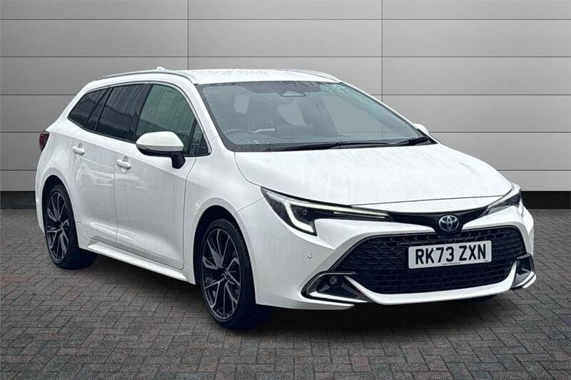 Pure white Used 2023 Toyota Corolla Sport Estate | £25,201 (Fair price) - Image 1/3