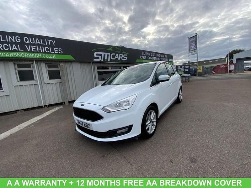 White Used 2017 Ford C-MAX Zetec MPV | £7,500 (Fair price) - Image 1/4