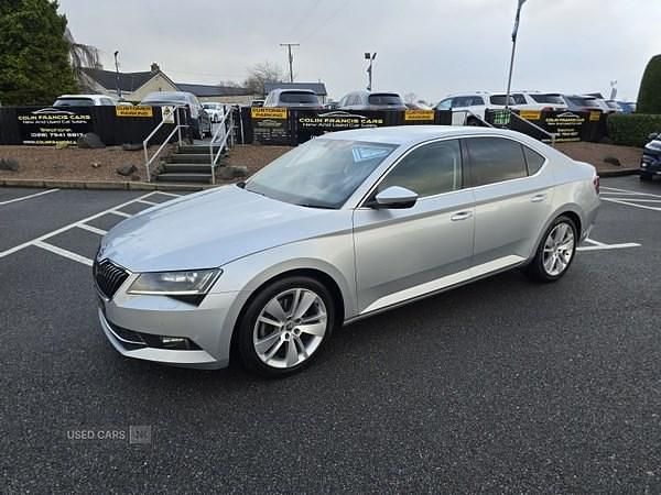 Used Skoda Superb SE L Executive 150 HP (110 kW) 2019 Silver Hatchback