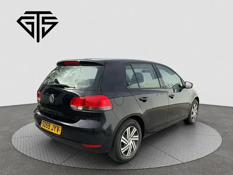 Used VW Golf VI S 79 HP (58 kW) 2009 Black Hatchback