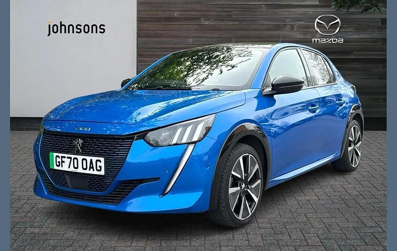 Used Peugeot e-208 GTi 100 kW (136 HP) 2020 Blue Hatchback
