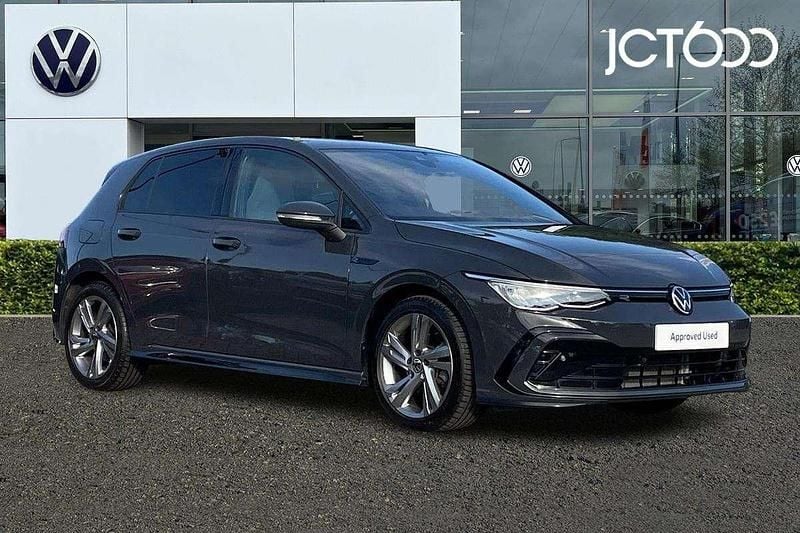Grey Used 2023 VW Golf VIII R-line Hatchback | £21,644 (Fair price) - Image 1/4