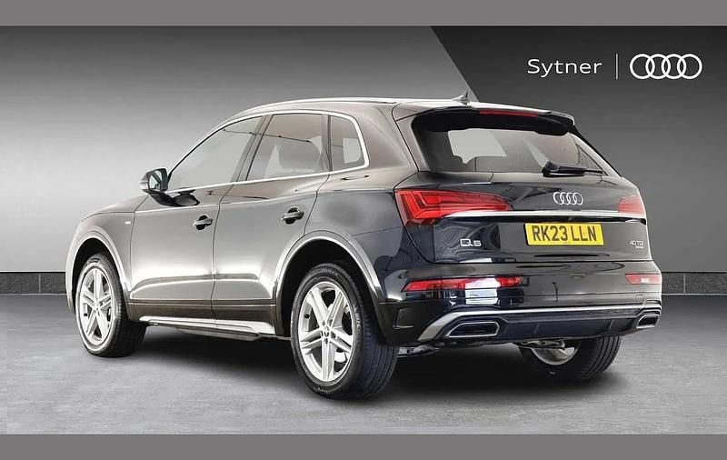 Używany Audi Q5 S-Line 200 KM (147 kW) 2023 Czarny SUV
