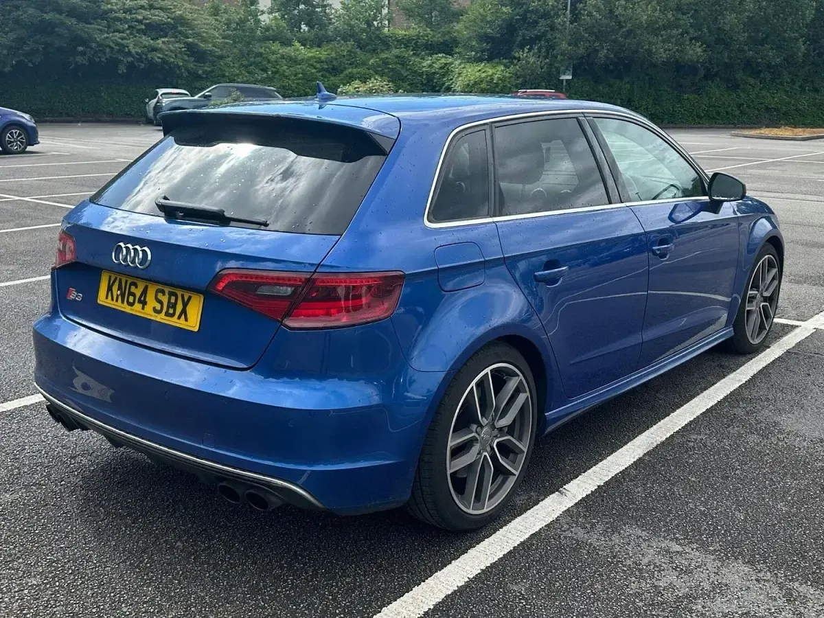 Used Audi S3 Sportback Advanced 300 HP (220 kW) 2014 Blue Hatchback