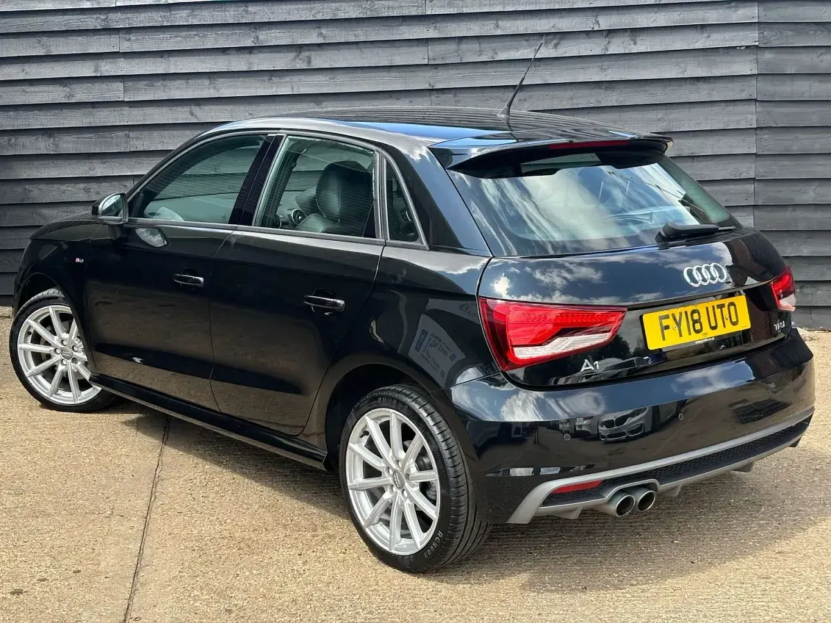 Used Audi A1 Sportback S-Line 125 HP (91 kW) 2018 Black Hatchback