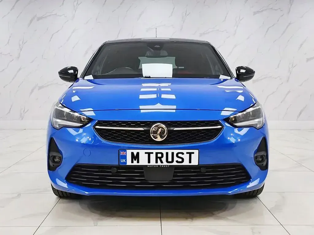 Used Vauxhall Corsa Edition 130 HP (95 kW) 2021 Blue Hatchback