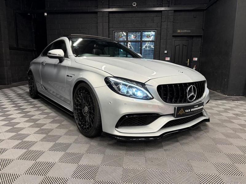 Silver Used 2016 Mercedes C63 AMG Premium Coupe | £27,495 (Fair price) - Image 1/3