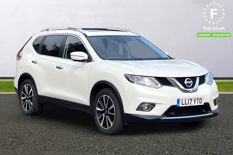 White Used 2017 Nissan X-Trail Tekna SUV | £12,699 (Fair price) - Image 1/4