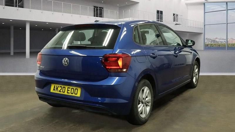Used VW Polo SE 80 HP (58 kW) 2020 Blue Hatchback