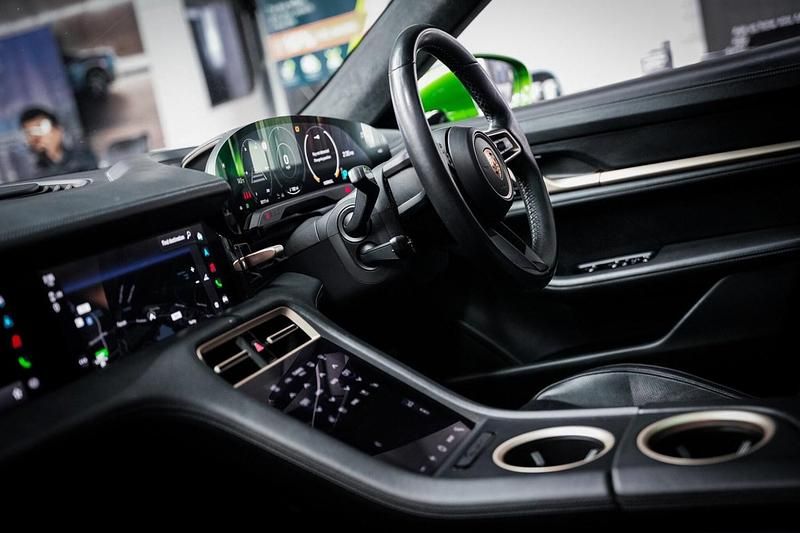 Used Porsche Taycan Performance Package 500 kW (680 HP) 2020 Green Sedan