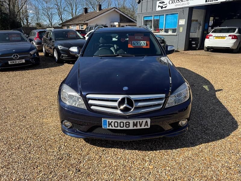 Used Mercedes C220 2008 Blue Estate