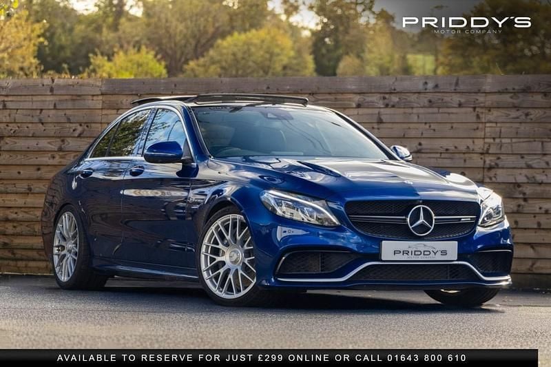Blue Used 2016 Mercedes C63 AMG AMG Sedan | £31,570 (Fair price) - Image 1/4