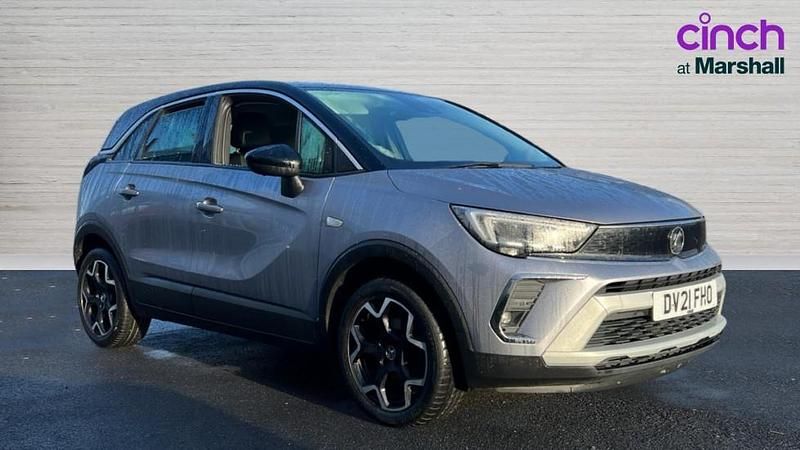 Used Vauxhall Crossland Elite 130 HP (95 kW) 2021 Grey SUV