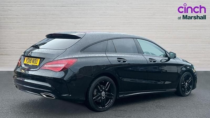 Used Mercedes CLA220 AMG line 177 HP (130 kW) 2018 Black Sedan