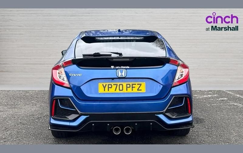 Used Honda Civic Sport 180 HP (132 kW) 2021 Blue Hatchback