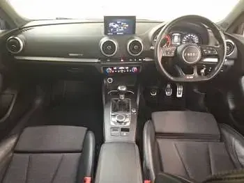 Used Audi A3 S-Line 110 HP (80 kW) 2016 Black Hatchback