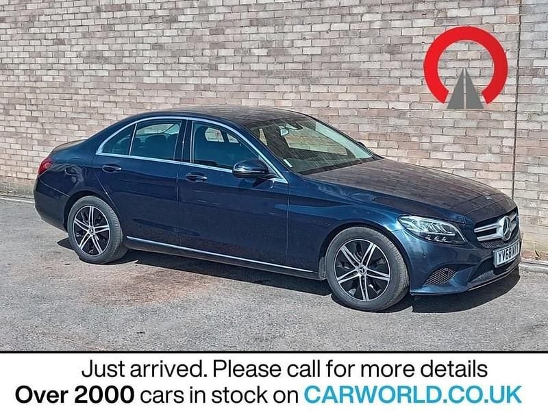 Used Mercedes C200 2019 Blue Sedan