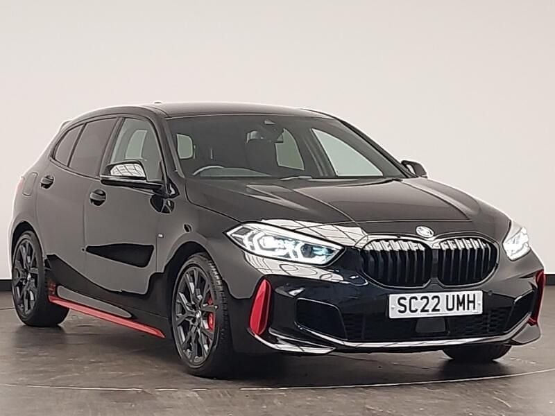 Black Used 2022 BMW 128 Shadowline Hatchback | £25,498 (Fair price) - Image 1/4