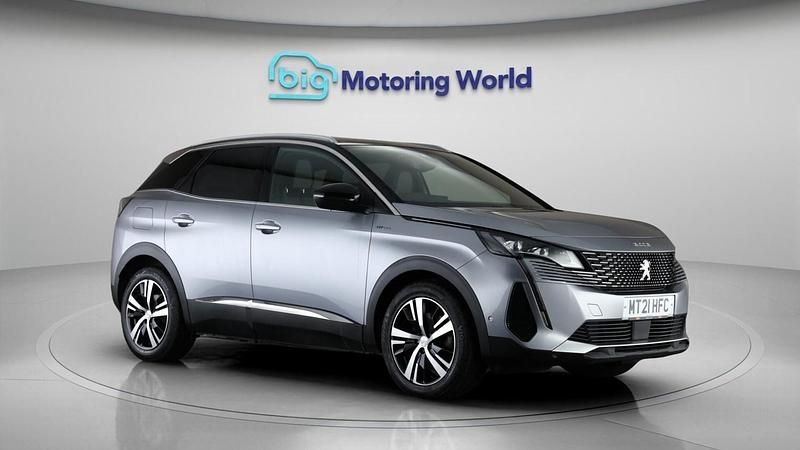 Grey Used 2021 Peugeot 3008 Premium Hatchback | £16,100 - Image 1/4