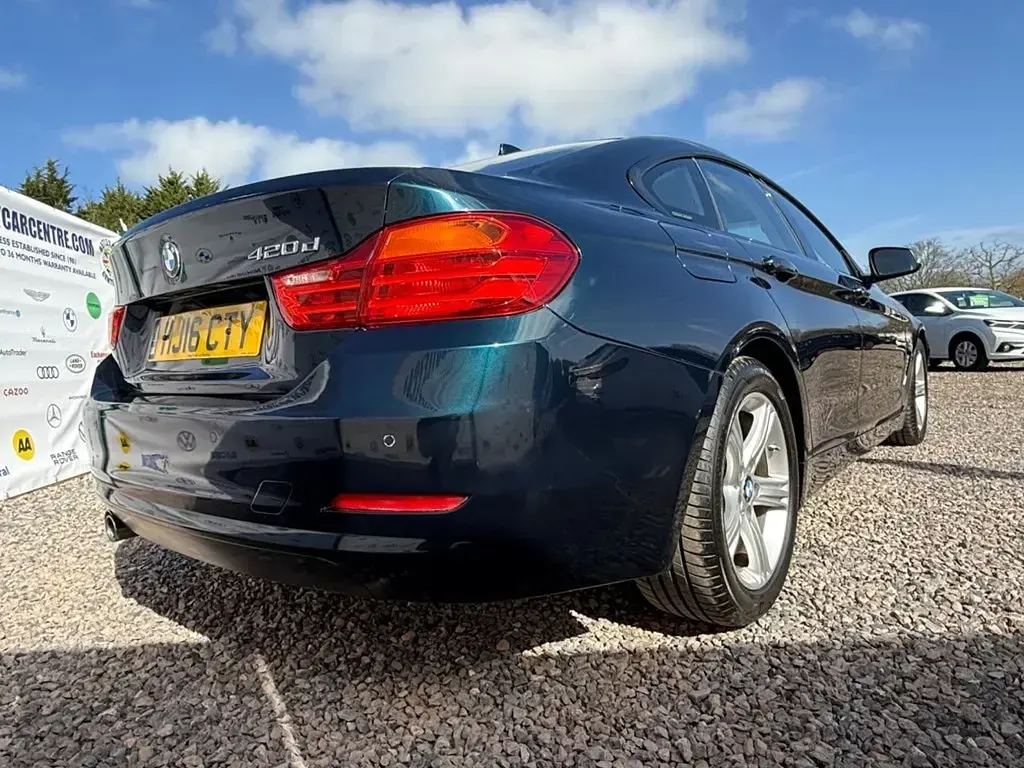 Begagnad BMW 420 Comfort Edition 190 HK (139 kW) 2016 Blå Halvkombi