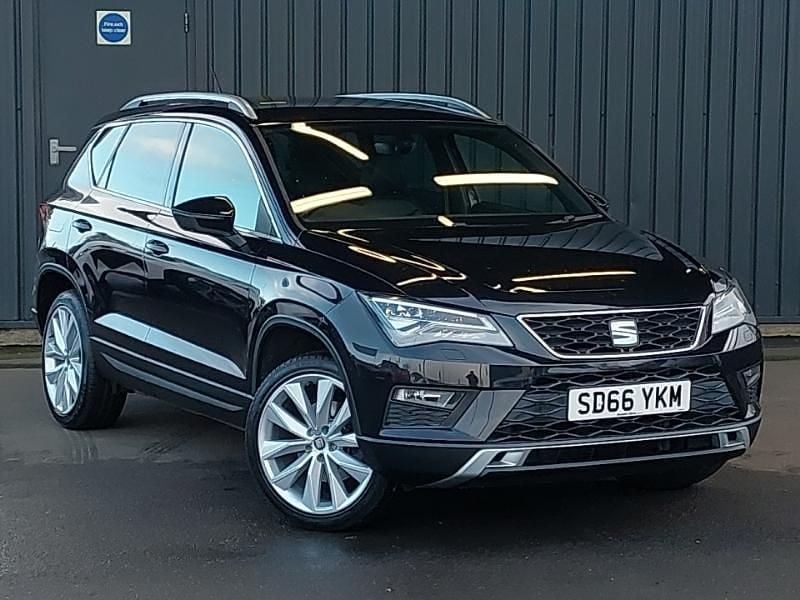 Black Used 2016 Seat Ateca 4Drive SUV | £11,298 (Fair price) - Image 1/4