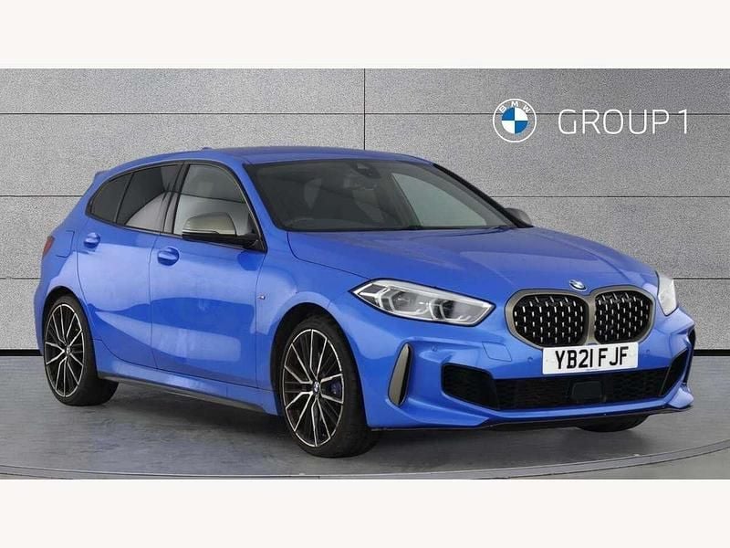 Blue Used 2021 BMW M135 M Sport Hatchback | £23,850 (Fair price) - Image 1/4