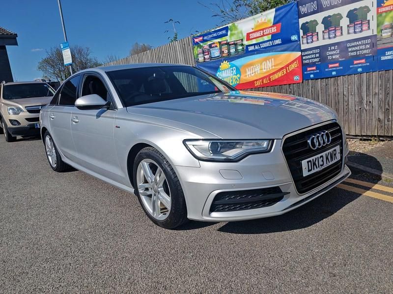 Begagnad Audi A6 S-Line 2013 Silver Sedan