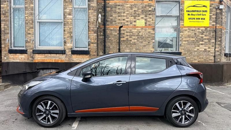Used Nissan Micra Acenta 90 HP (66 kW) 2017 Grey Hatchback