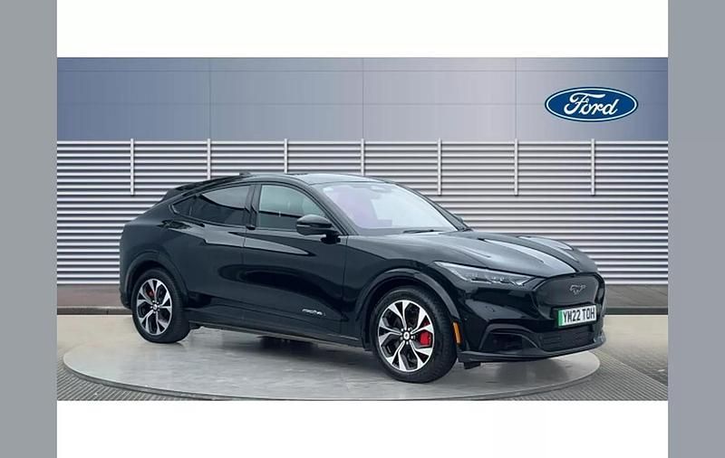Black Used 2022 Ford Mustang Mach-E Extended Range SUV | £27,611 (Fair price) - Image 1/4