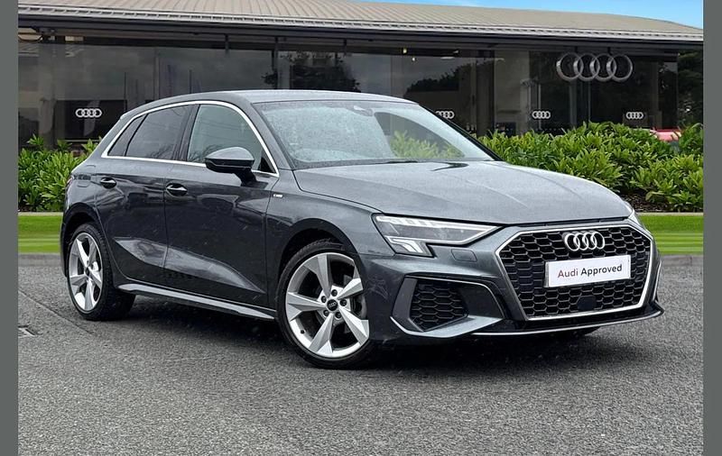 Used Audi A3 S-Line 108 HP (79 kW) 2023 Grey Sedan