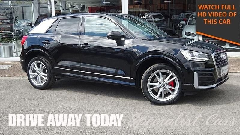 Used Audi Q2 S-Line 150 HP (110 kW) 2018 Black SUV