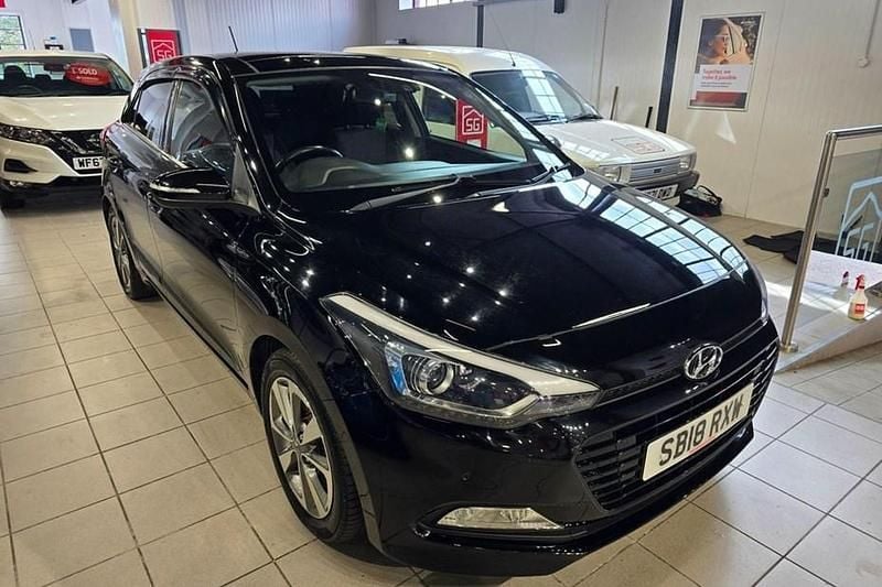 Black Used 2018 Hyundai i20 Premium SE Hatchback | £9,390 (Fair price) - Image 1/1