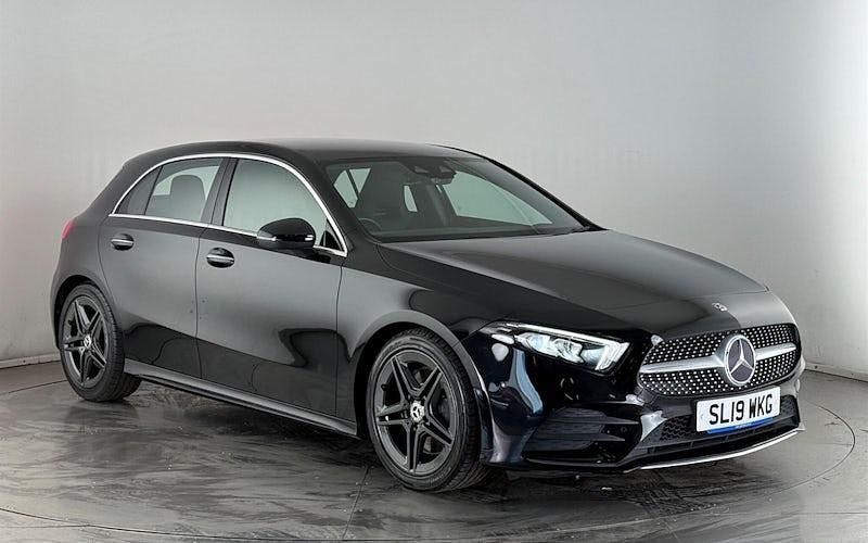 Black Used 2019 Mercedes A250 AMG Line Premium Hatchback | £17,450 (Fair price) - Image 1/3