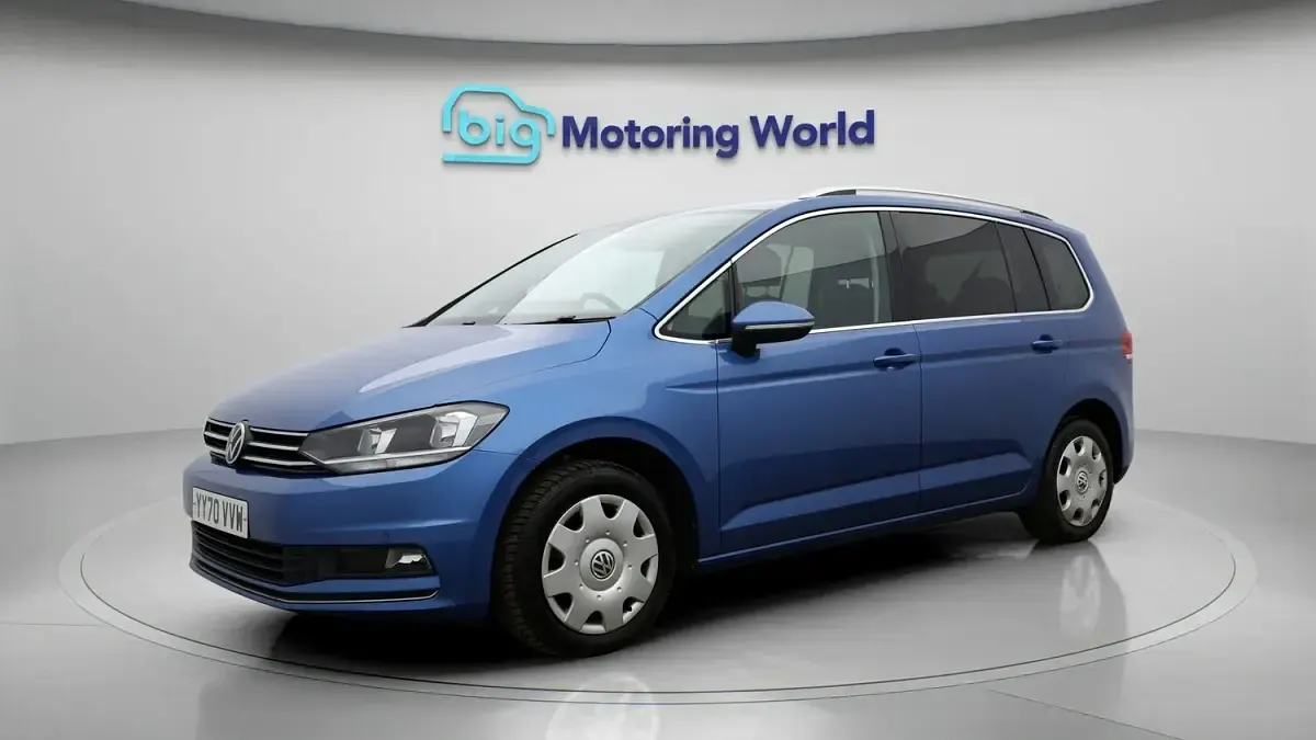 Used VW Touran SEL 150 HP (110 kW) 2020 Blue MPV