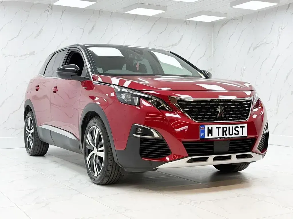 Used Peugeot 3008 GT-line 120 HP (88 kW) 2017 Red SUV