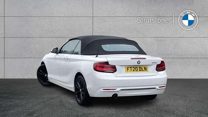 Used BMW 218 Sport Line 190 HP (139 kW) 2020 White Cabriolet