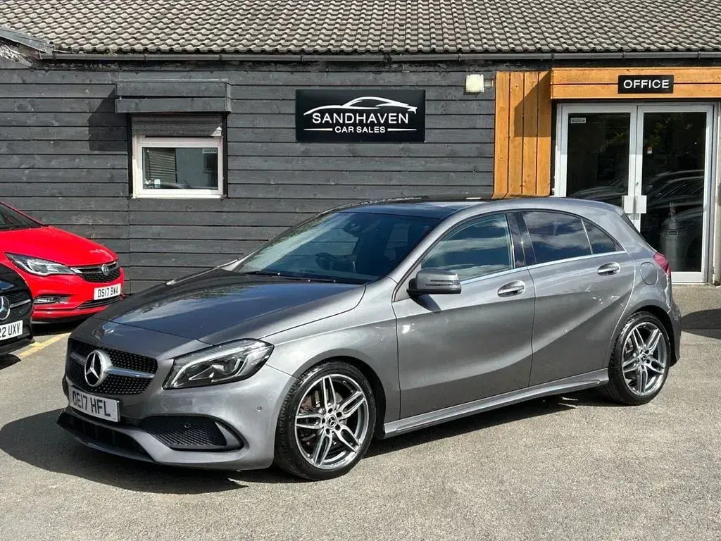 Used Mercedes A220 AMG line 2017 Grey Hatchback