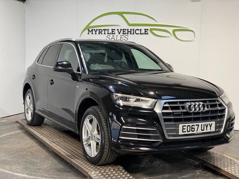 Black Used 2017 Audi Q5 S-Line SUV | £15,495 (Fair price) - Image 1/4