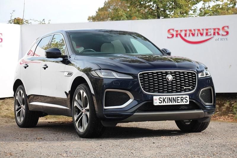 Blue Used 2021 Jaguar F-Pace R-Dynamic SUV | £26,995 (Fair price) - Image 1/4