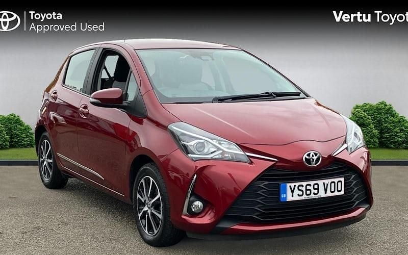 Red Used 2019 Toyota Yaris Hatchback | £11,014 (Fair price) - Image 1/4