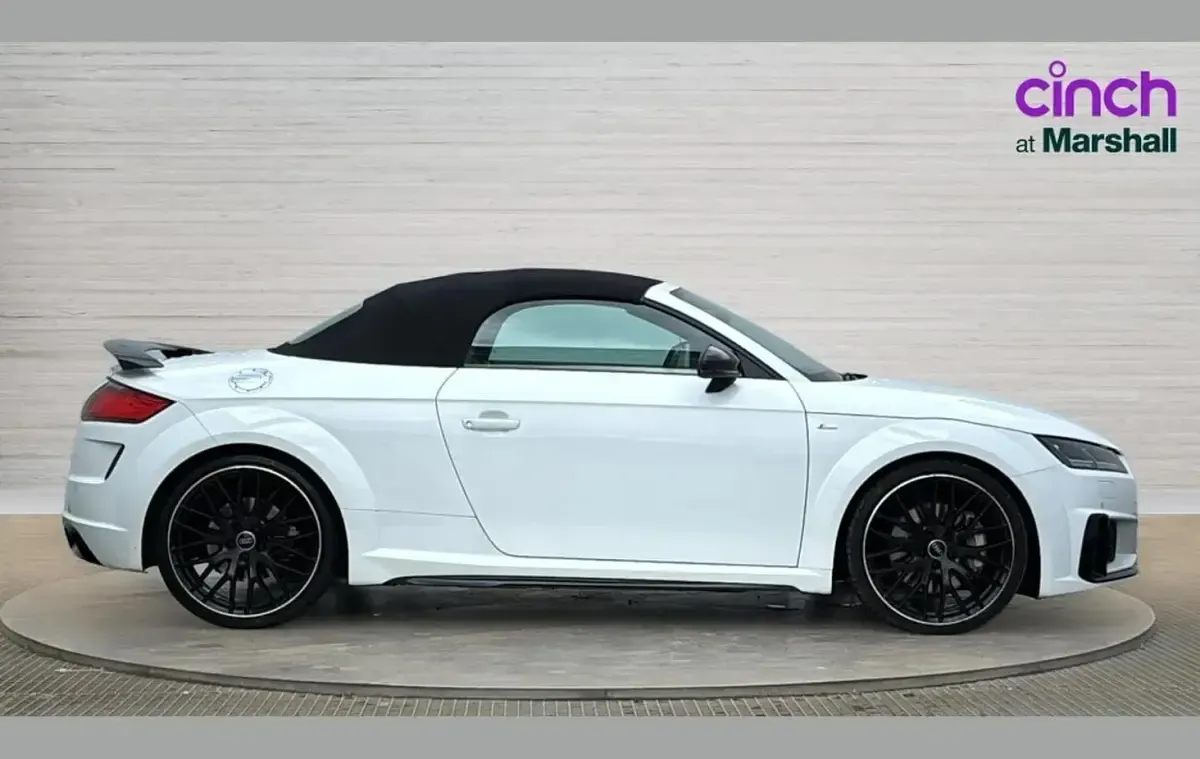 Used Audi TT Black Edition 245 HP (180 kW) 2020 White Cabriolet