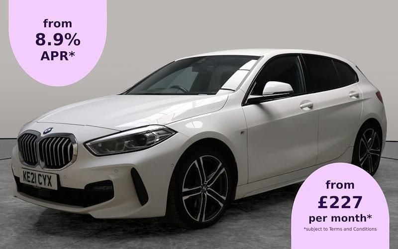 White Used 2021 BMW 116 M Sport Hatchback | £16,593 (Fair price) - Image 1/2