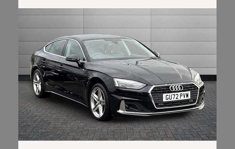 Black Used 2022 Audi A5 Sportback Sport Hatchback | £26,295 (Good price) - Image 1/4