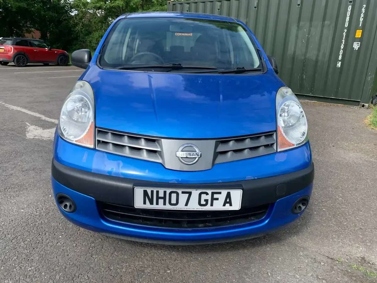 Used Nissan Note S 87 HP (63 kW) 2007 Blue Hatchback