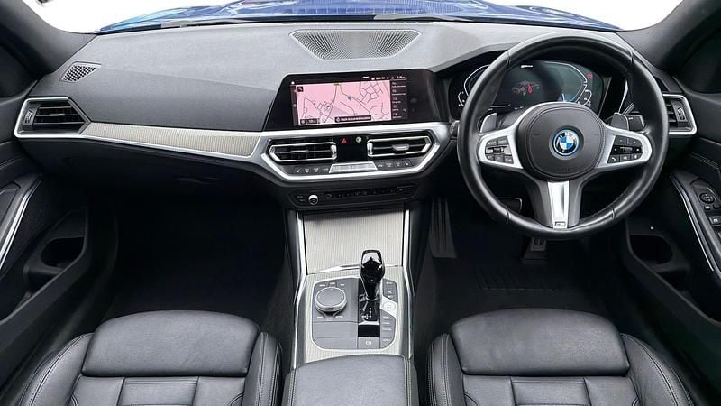 Used BMW 330e M Sport 288 HP (211 kW) 2021 Blue Sedan