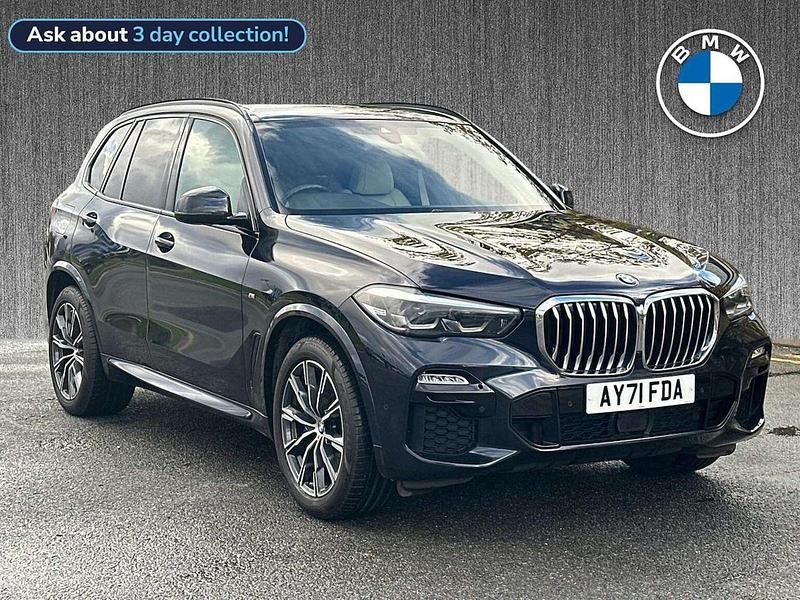 Black Used 2021 BMW X5 M Sport SUV | £39,299 (Good price) - Image 1/4