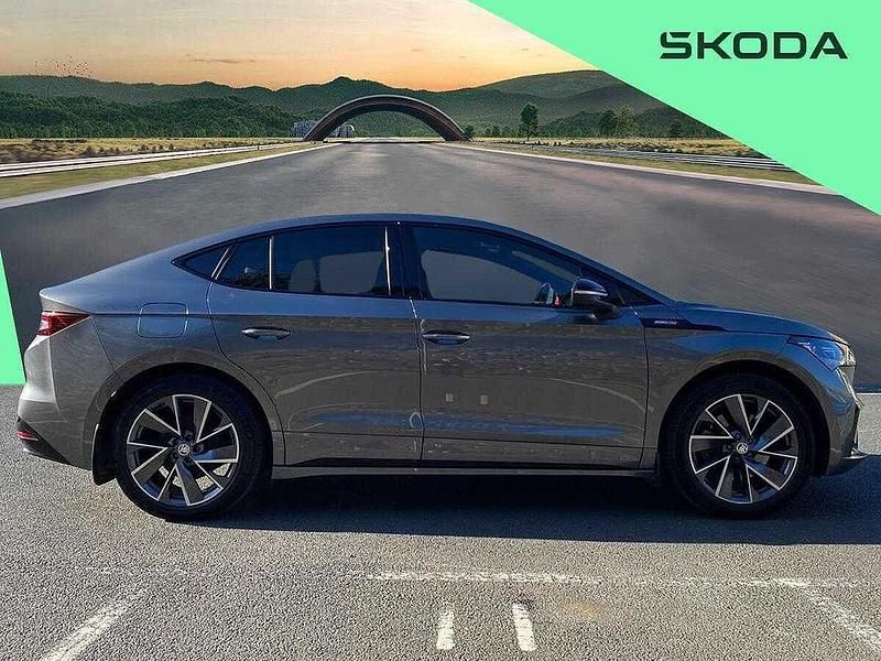 Used Skoda Enyaq iV SportlinePlus 210 kW (286 HP) 2023 Graphite grey metallic SUV