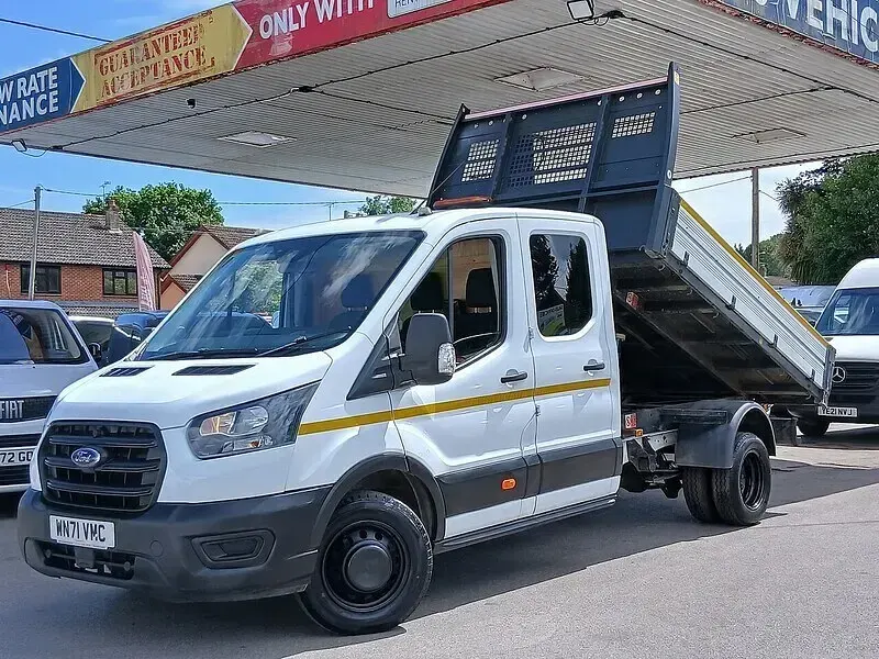 Used Ford Transit S 130 HP (95 kW) 2021 White Cabriolet