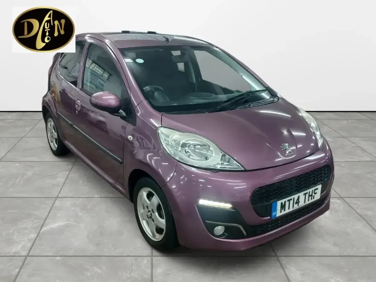 Used Peugeot 107 Allure 68 HP (50 kW) 2014 Purple Hatchback