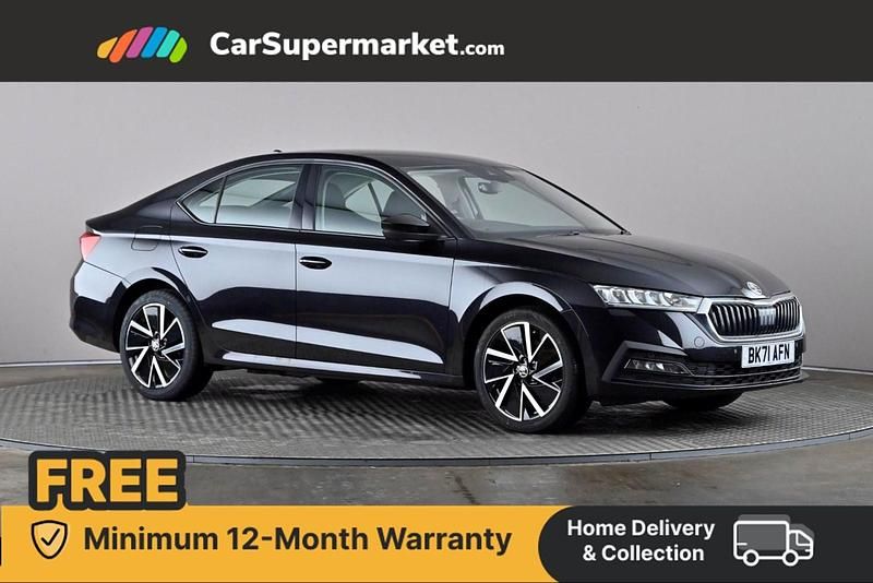 Black Used 2021 Skoda Octavia SE Technology Hatchback | £13,597 (Fair price) - Image 1/4